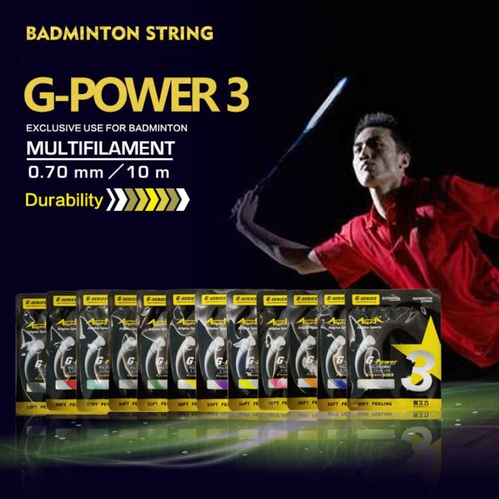Badminton Yonex String - Cuerda de raqueta de bádminton, 10