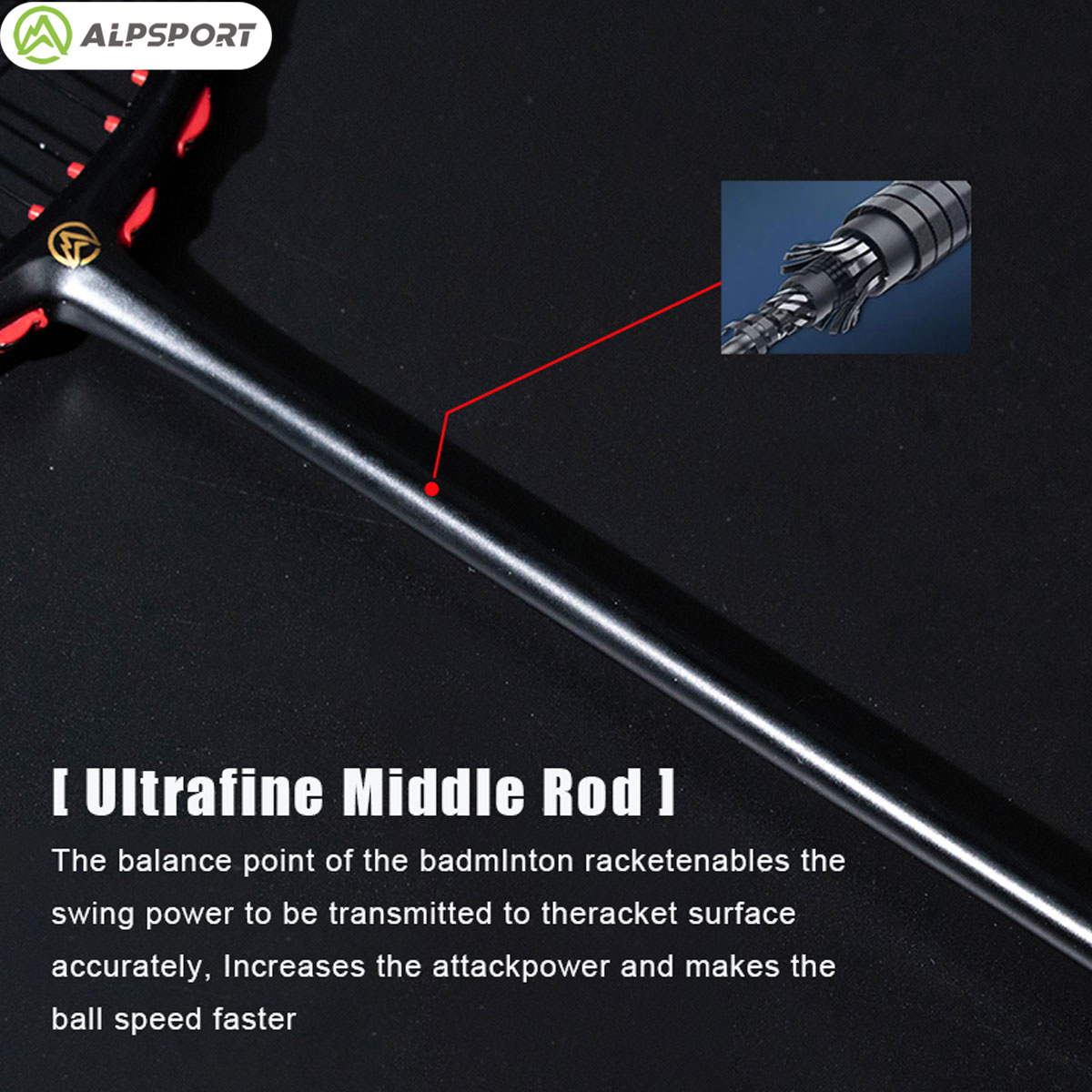 Alpsport MH-V5 5U 75g Ondulado - Badminton Yonex String reseña y precio